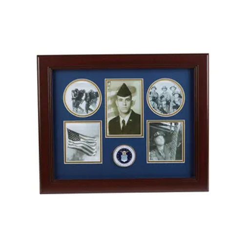 U.S. Air Force Medallion 5 Picture Collage Frame by The Military Gift Store