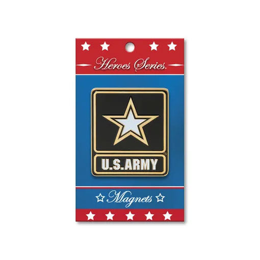 Flags Connections - Heroes Series Go Army Medallion Large Magnet - 3.75 Inches. by The Military Gift Store