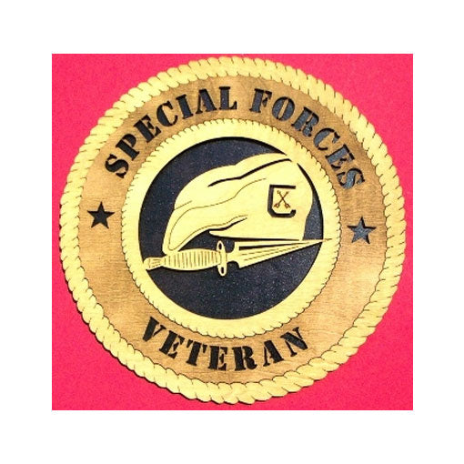 Special Forces Wall Tributes - 9". by The Military Gift Store