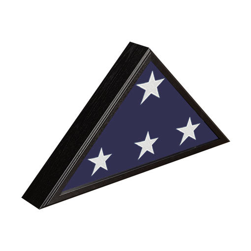Veteran Flag Case - Black - Fit for 5' x 9.5' Flag. by The Military Gift Store