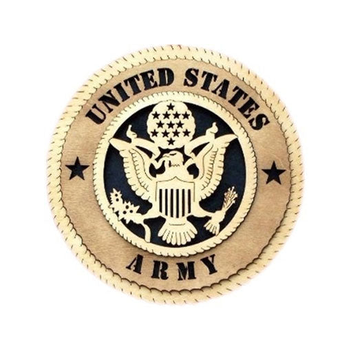 Army wall tribute, Laser Wall Tributes - 12". by The Military Gift Store