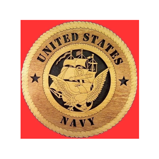 Navy wall tribute, Laser Wall Tributes - 12". by The Military Gift Store