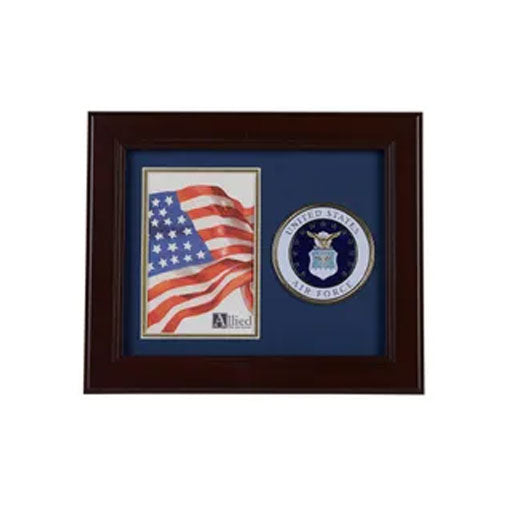 U.S. Air Force Medallion 4-Inch by 6-Inch Portrait Picture Frame by The Military Gift Store