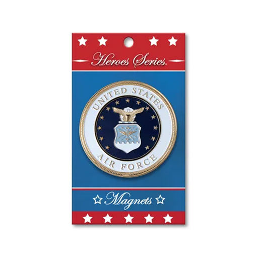 Flags Connections - Heroes Series Air Force Medallion Large Magnet - 3.75 Inches. by The Military Gift Store