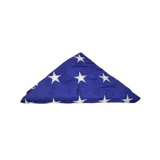Pre Folded American Flag, American Flag Comes Folded - Fit 5'x9.5' American Flag. by The Military Gift Store