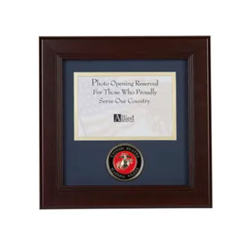 U.S. Marine Corps Medallion 4-Inch by 6-Inch Landscape Picture Frame by The Military Gift Store