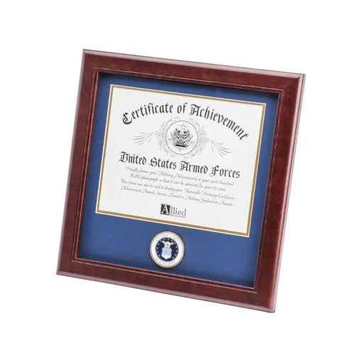U.S. Air Force Medallion 8-Inch by 10-Inch Certificate Frame by The Military Gift Store