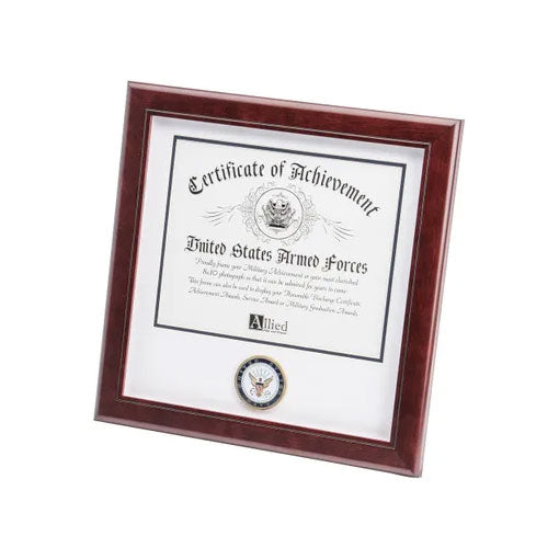 U.S. Navy Medallion 8-Inch by 10-Inch Certificate Frame by The Military Gift Store