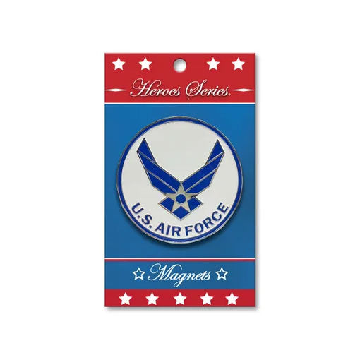 Flags Connections - Heroes Series Air Force Wings Medallion Small Magnet - 2.25 Inches. by The Military Gift Store
