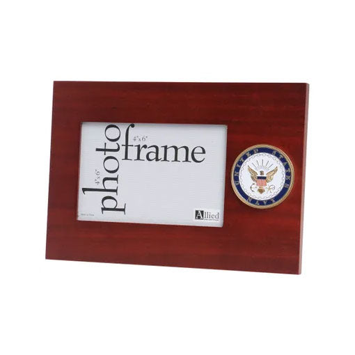 U.S. Navy Medallion 4-Inch by 6-Inch Desktop Picture Frame by The Military Gift Store