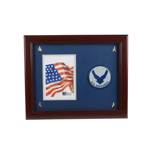 Aim High Air Force Medallion 5-Inch by 7-Inch Picture Frame with Stars by The Military Gift Store