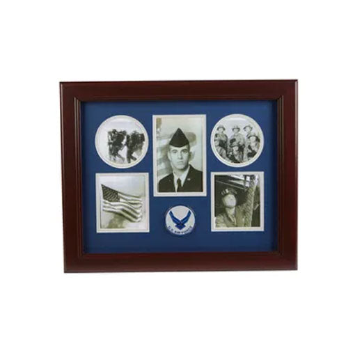 Aim High Air Force Medallion 5 Picture Collage Frame by The Military Gift Store