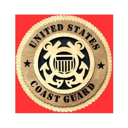 Coast Guard Wall Tributes, Coast Guard Gifts - 12". by The Military Gift Store