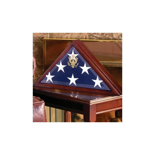 American Burial Flag Box - 3ft x 5ft American Flag or 5ft x 9.5ft Flag, American Burial Flag. by The Military Gift Store