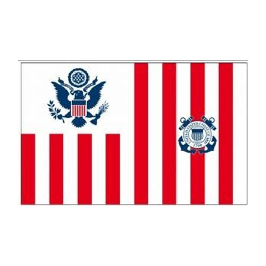 U.S. Coast Guard USCG Ensign, USCG Ensign Flag - 2ft x 3ft by The Military Gift Store