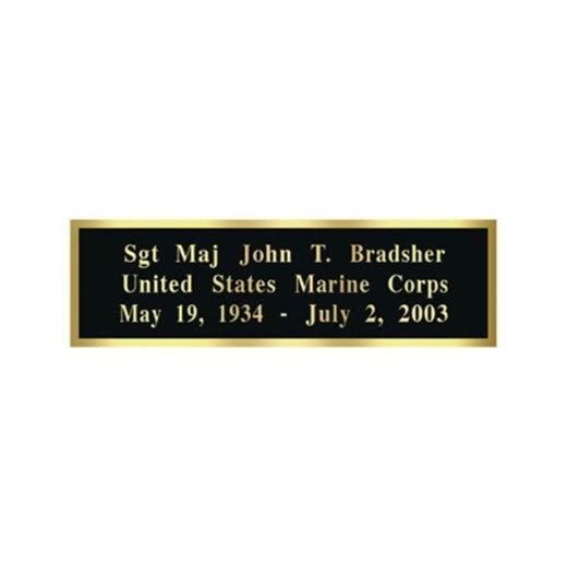 Flag Connections - Laser Engraved Name Plates. by The Military Gift Store