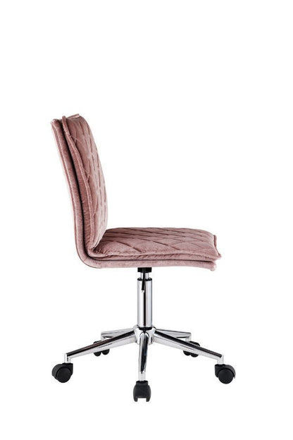 ACME Aestris Office Chair, Pink Velvet 93072