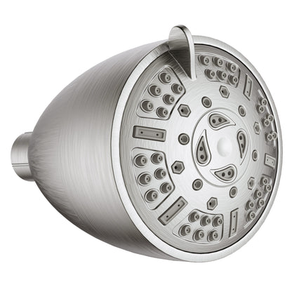 Large Amount of water Multi Function Shower Head - Shower System,  9-Function Hand Shower, Simple Style, Filter Shower, Brushed Nickel