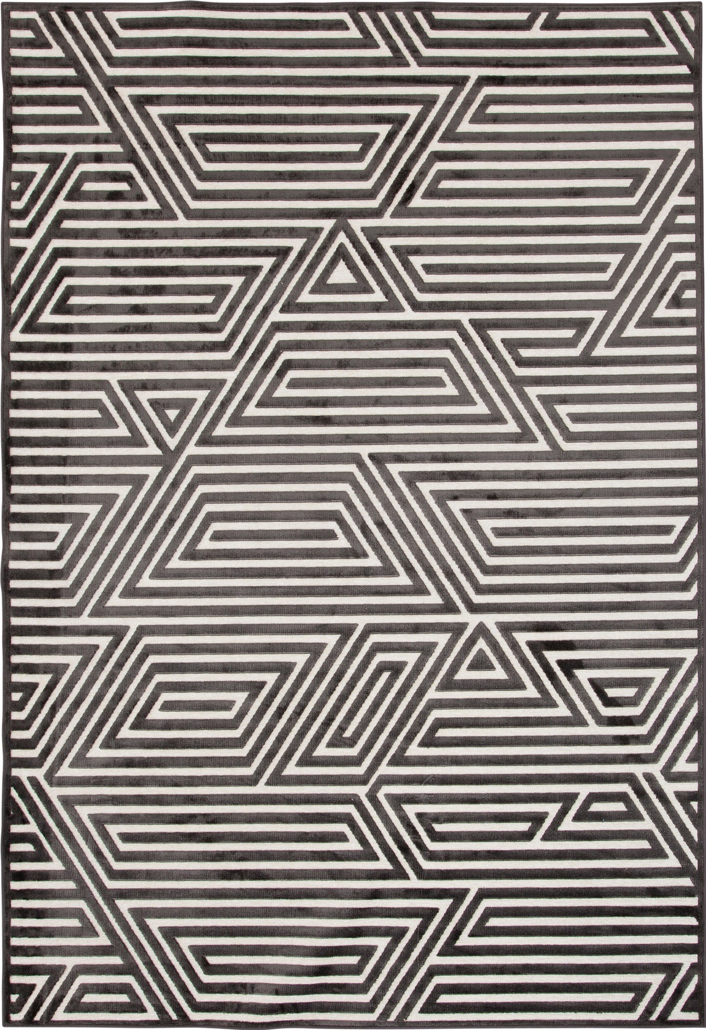 Orbit Chocolate Area Rug 5x8