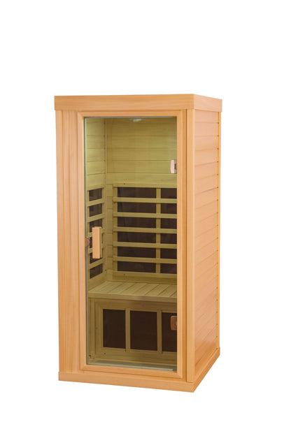 Mini One Person Basswood Far Infrared Sauna Room