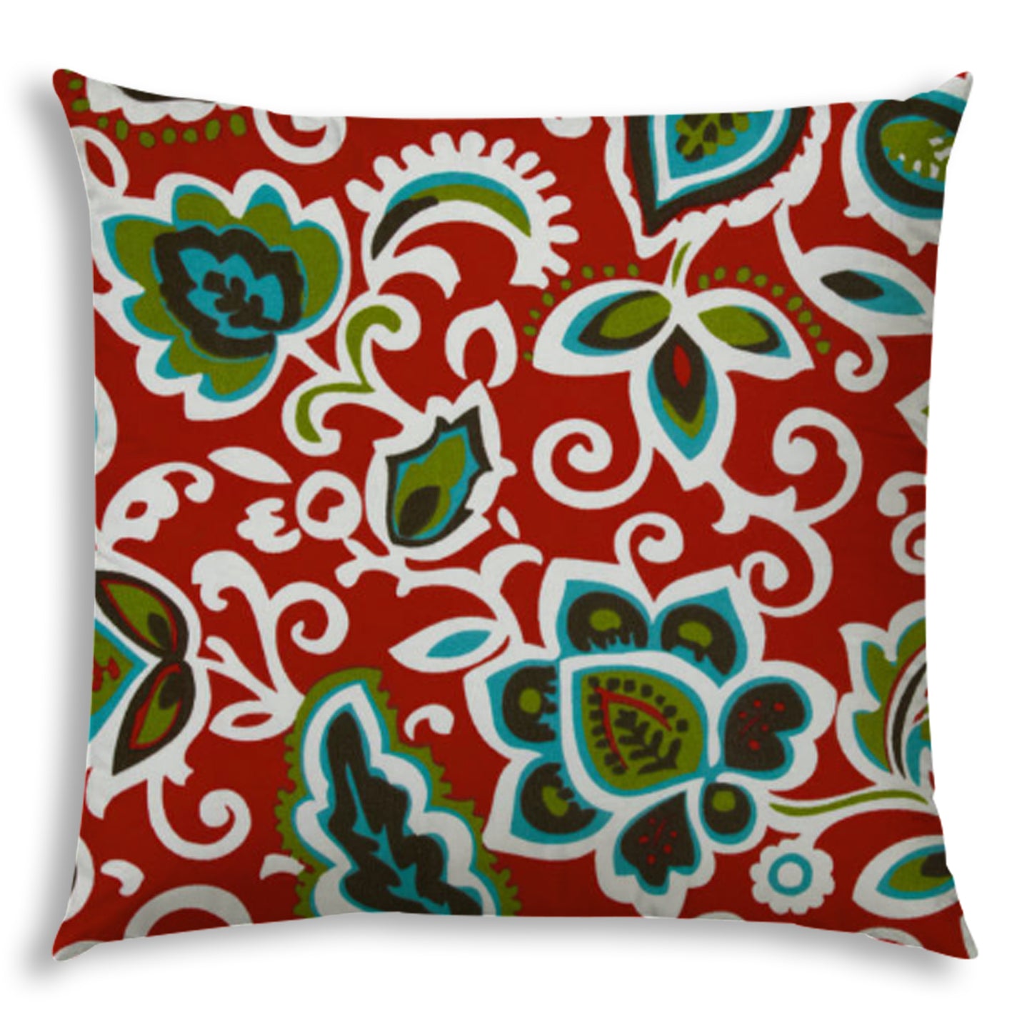 DANCING FLOWERS Jumbo Indoor/Outdoor - Zippered Pillow Cover