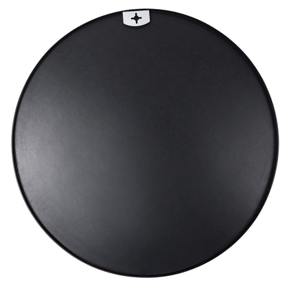Round Mirror, Circle Mirror 30 Inch, Black Round Wall Mirror Suitable for Bedroom, Living Room, Bathroom, Entryway Wall Decor and More, Brushed Aluminum Frame Large Circle Mirrors for Wall