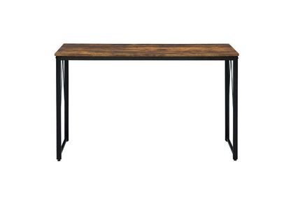 ACME Zaidin Writing Desk, Weathered Oak & Black Finish 92605