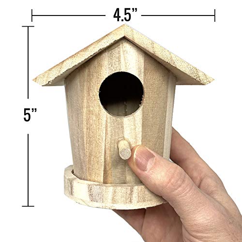 PIXISS Wooden Birdhouse - Choose From 6 Styles by Pixiss