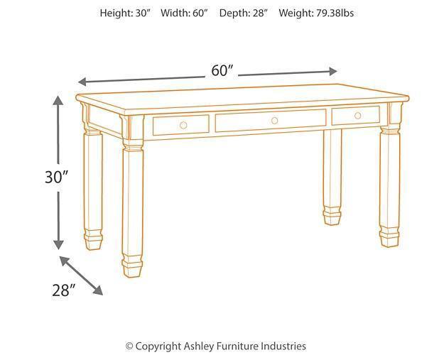 Ashley Bolanburg 60" Casual Home Office Desk H647-44