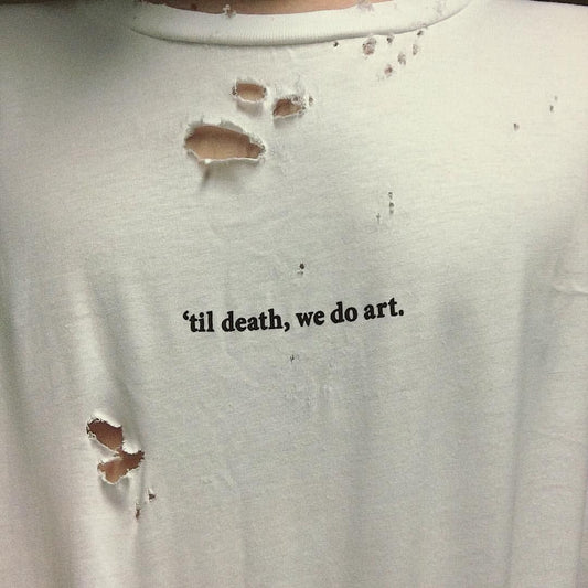 "Til Death We Do Art" Tee by White Market