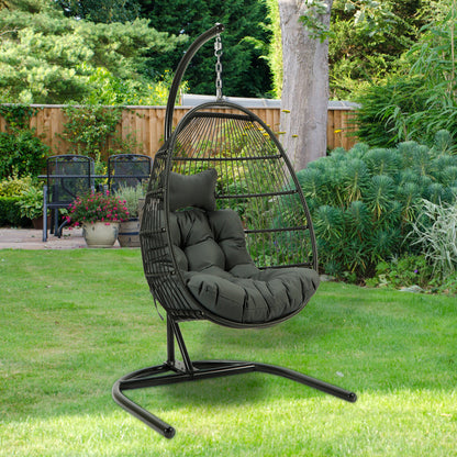 EGG SHAPE SWING CHAIR PATIO GRADEN HOME