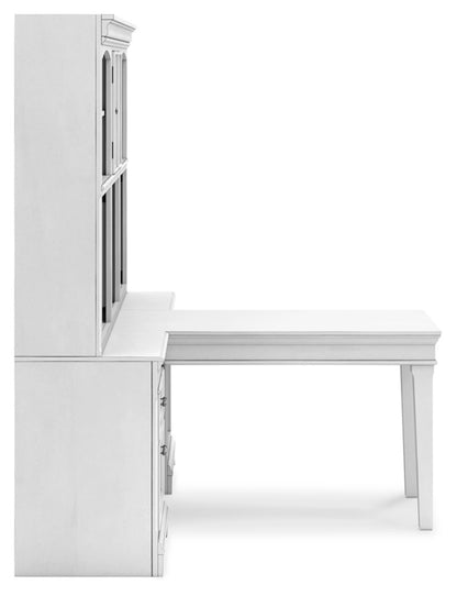 Ashley Kanwyn Whitewash Traditional Bookcase H777H4