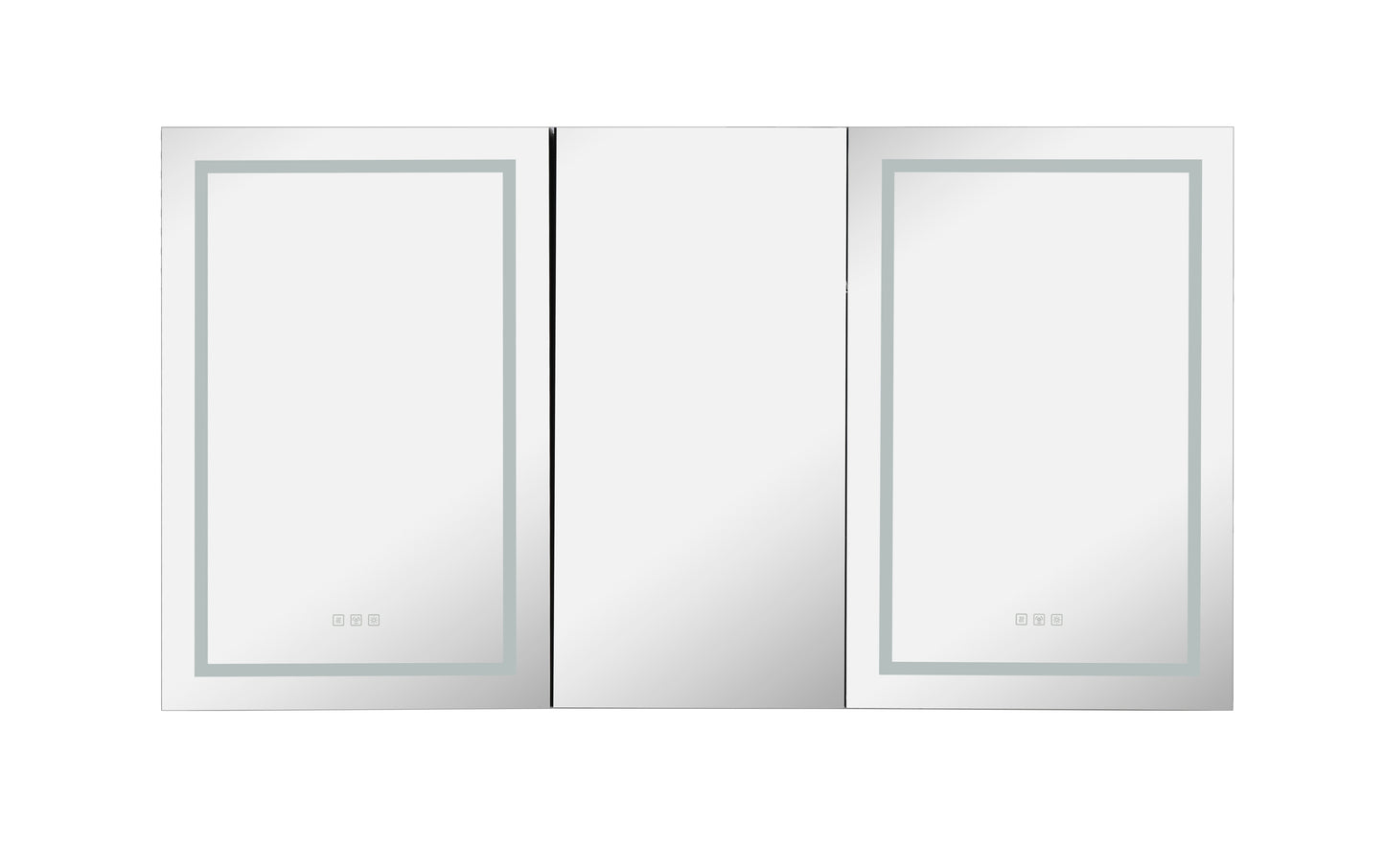 18 in. W x 36 in. H Single Door Recessed or Surface Mount Medicine Cabinet in