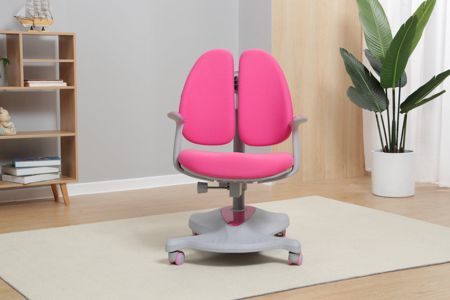 Ergonomic Height Adjustable Kids Chair Model C07/Pink