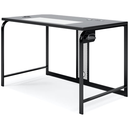 Ashley Lynxtyn 48" Black Contemporary Home Office Desk H400-110