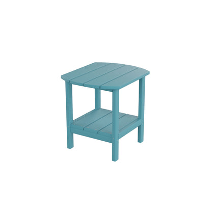 HDPE side table,adirondack table,porch table, patio table for outdoor and pool Blue