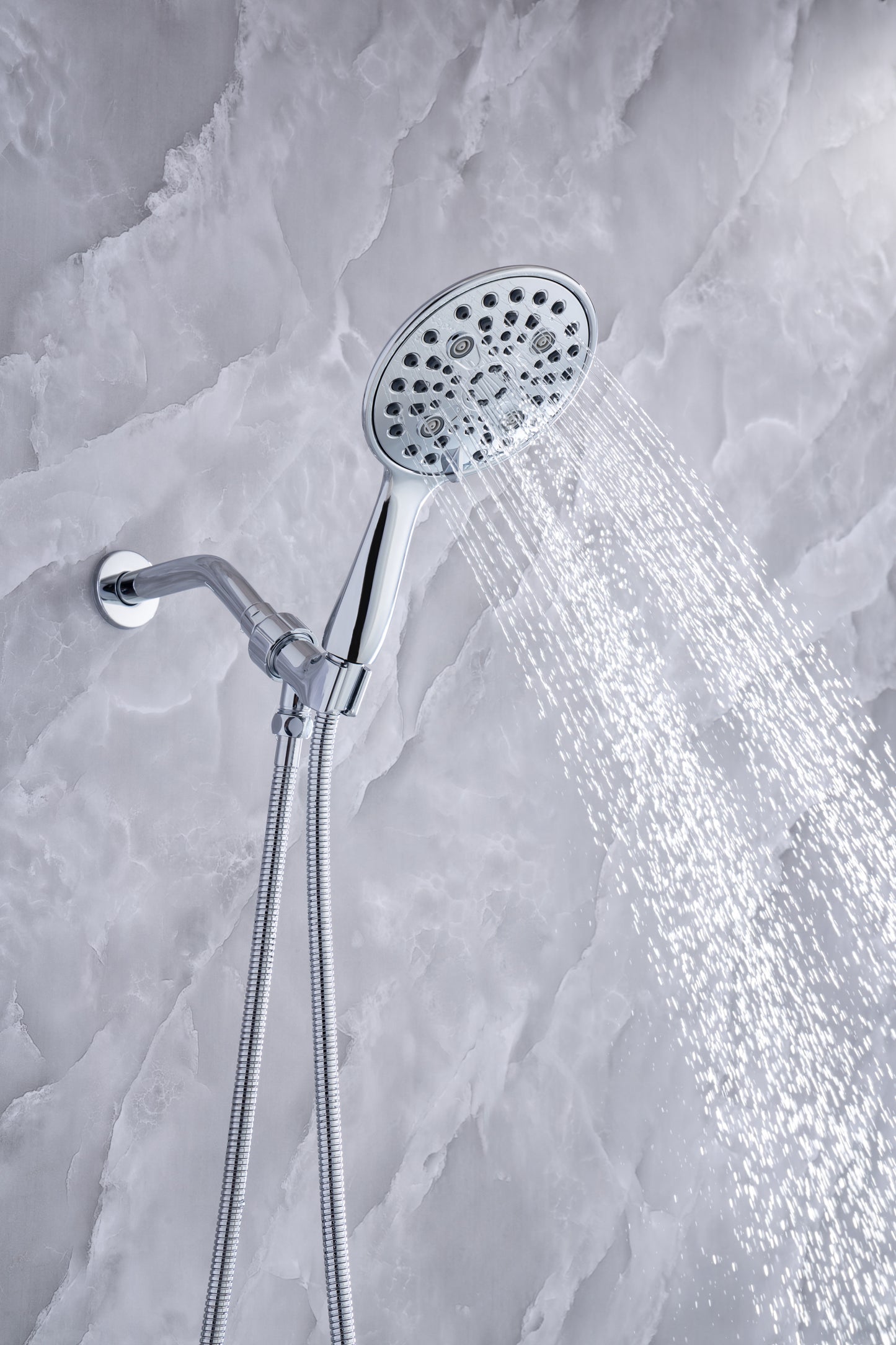 6 In. Detachable Handheld Shower Head Shower Faucet Shower System