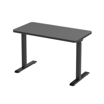 Glass tabletop standing desk
Black