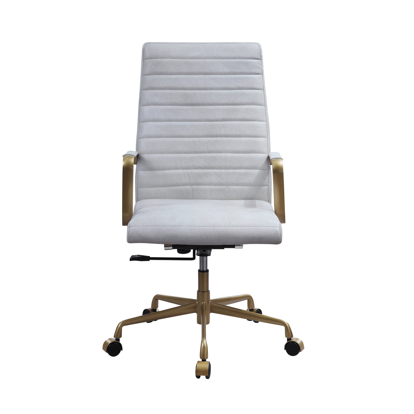 ACME Duralo Office Chair in Vintage White Top Grain Leather 93168