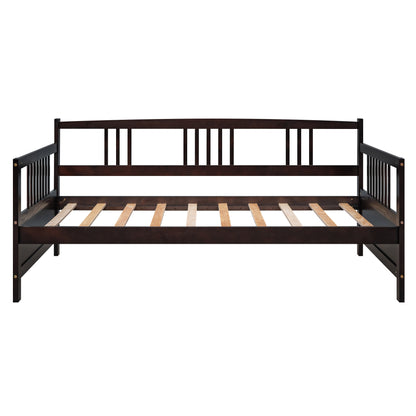 Modern Solid Wood Daybed, Multifunctional, Twin Size, Espresso (Previous SKU: WF191899AAP)