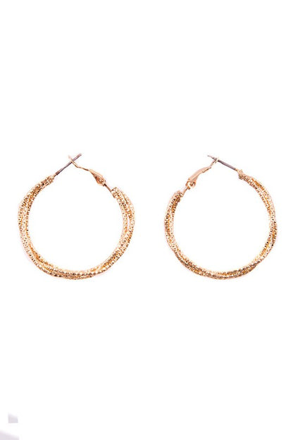 Multi Layered Hoop Earring