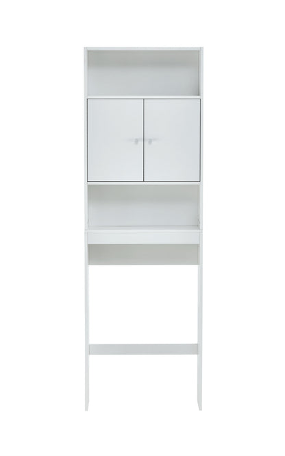 Home Bathroom Shelf Over-The-Toilet, Bathroom SpaceSaver, Bathroom, Tollilet storage cabinet,WHITE,MDF BOARD