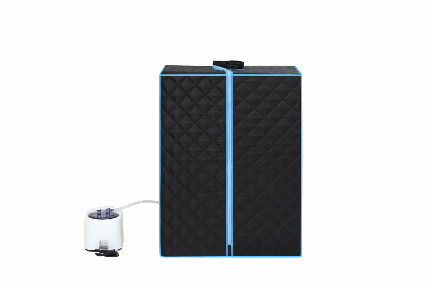 Portable Half body Black Steam Sauna Tent for Personal Relaxation, Detox and Therapy at home.PVC Pipe Connector Easy to Install.Fast heating with FCC Certification