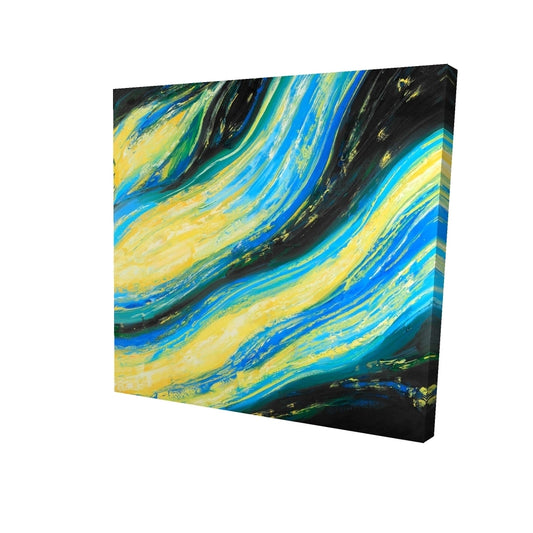 Liquid magic wave - 32x32 Print on canvas