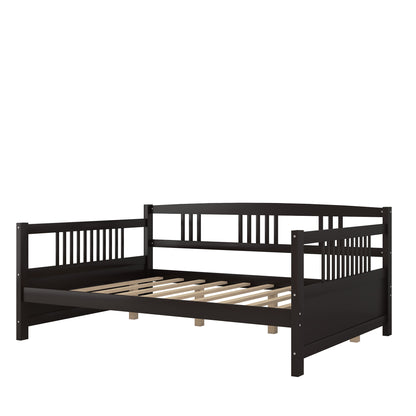 Wood Daybed Full Size Daybed with Support Legs, Espresso ( Previous SKU: WF190235AAP)