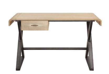 ACME Danton Desk, Gold Aluminum 92424