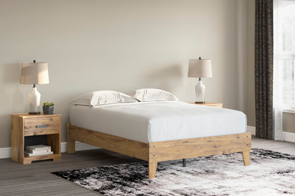 Ashley Larstin Brown Casual Full Platform Bed EB2712-112