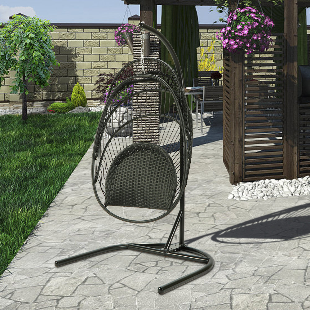 EGG SHAPE SWING CHAIR PATIO GRADEN HOME