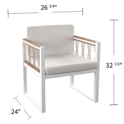 Wallmond Cushioned Outdoor Chairs – 2pc Set