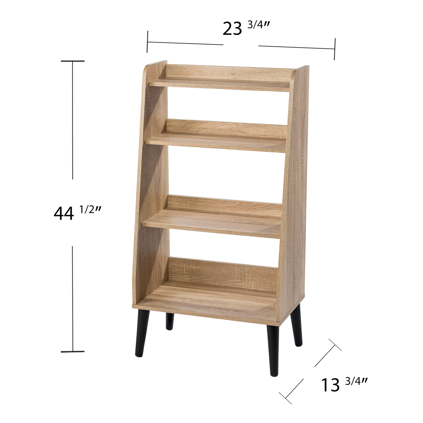 Berritza Midcentury Modern Bookshelf - Natural